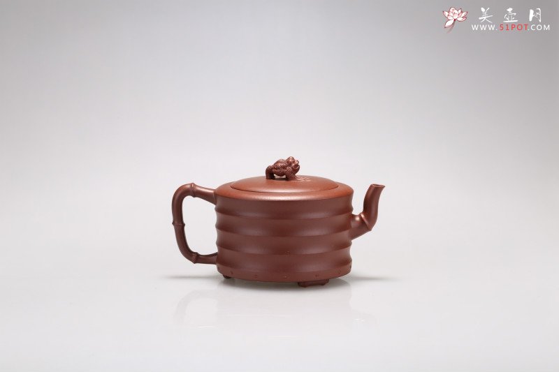 紫砂壶图片：蝉竹 - 美壶网