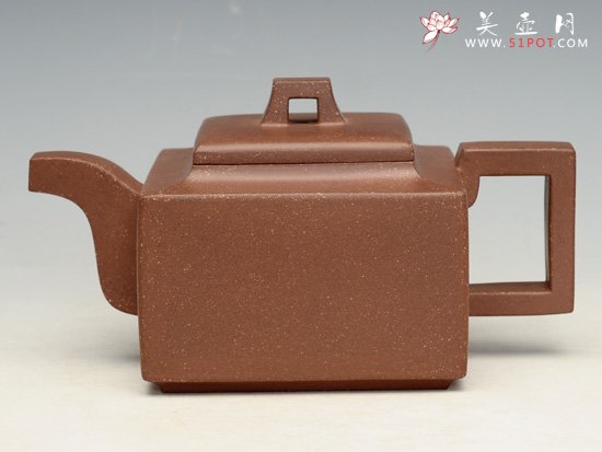 紫砂壶图片：亚明四方  容量：350cc - 美壶网