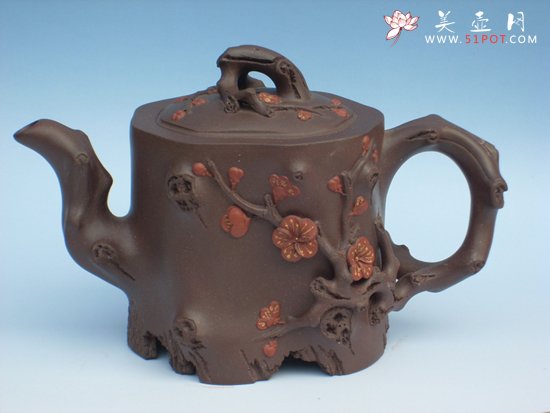 紫砂壶图片：梅桩 作者：范其华 - 美壶网