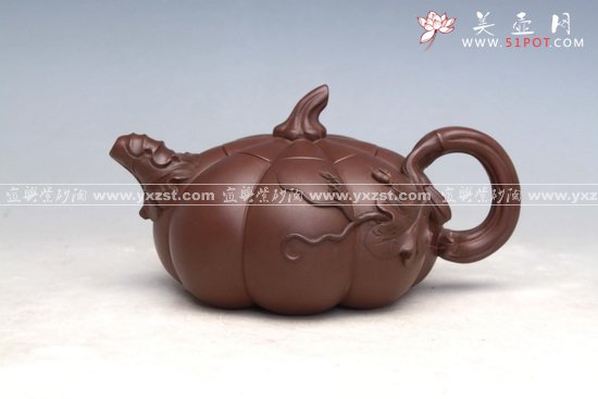 紫砂壶图片：南瓜 - 美壶网