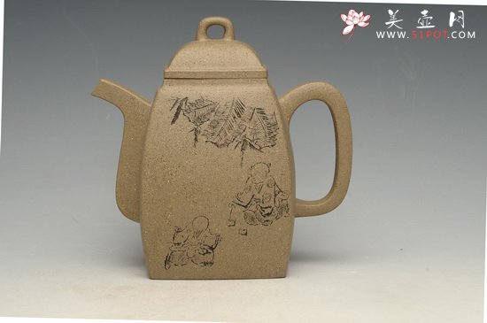 紫砂壶图片：汉方 - 美壶网