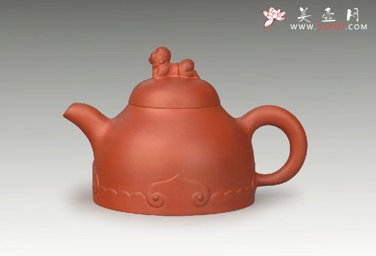 紫砂壶图片：童子如意 - 美壶网