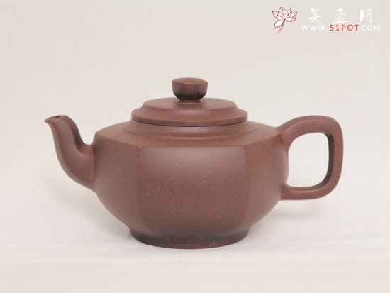 紫砂壶图片：六方雪华 - 美壶网