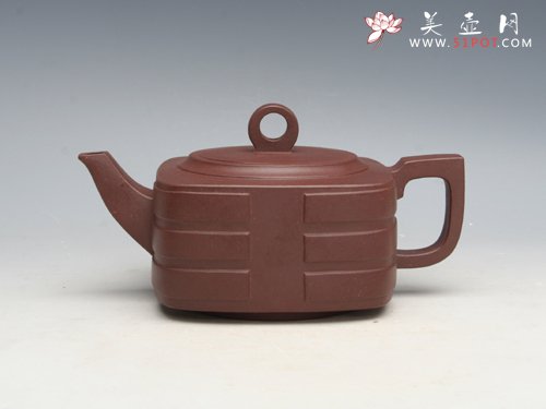 紫砂壶图片：方圆 容量：300CC/550CC - 美壶网