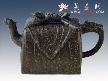 紫砂壶图片：龙凤印包壶 - 美壶网