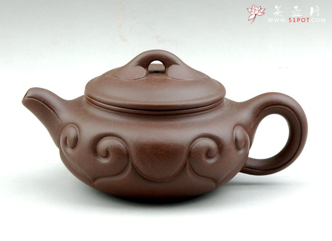 紫砂壶图片：仿古如意 140CC - 美壶网