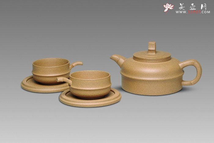 紫砂壶图片：逸竹壶组 - 美壶网
