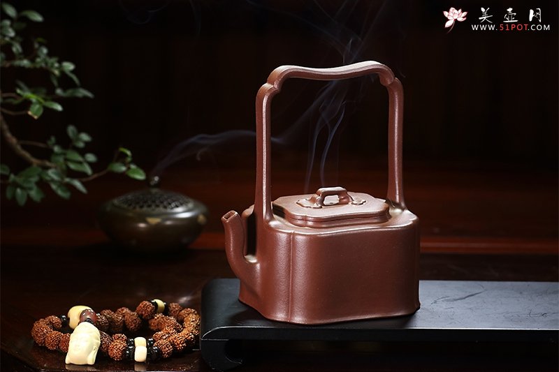 紫砂壶图片：智方提梁 - 美壶网