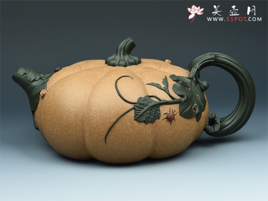 紫砂壶图片：南瓜壶 - 美壶网