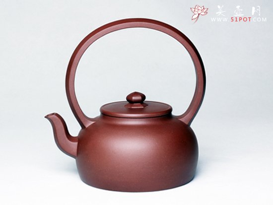 紫砂壶图片：大彬提梁 - 美壶网