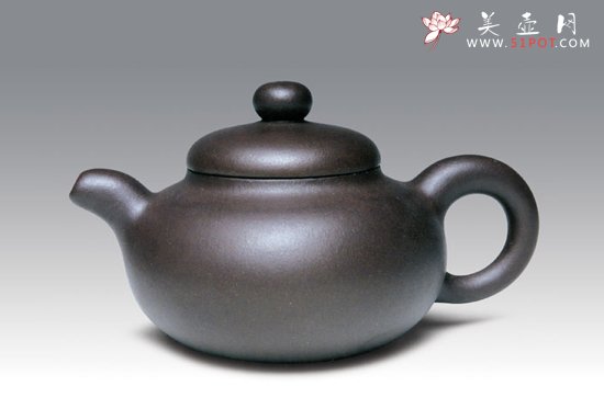 紫砂壶图片：茄段 180CC - 美壶网