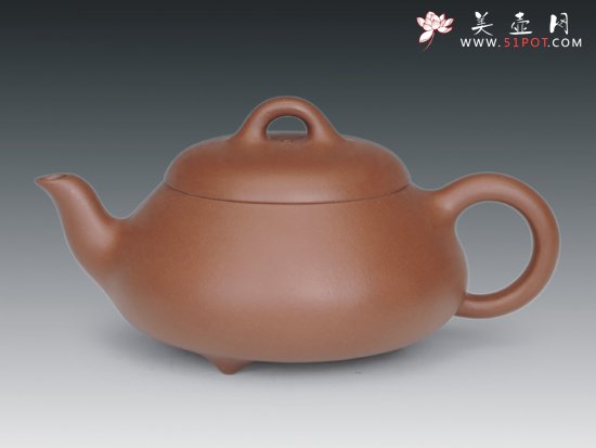 紫砂壶图片：矮石瓢 - 美壶网