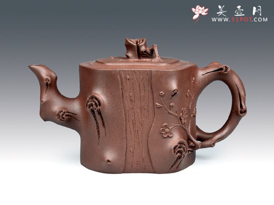 紫砂壶图片：梅桩 - 美壶网