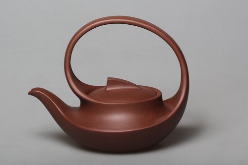 沈寅华紫砂壶 曲壶 