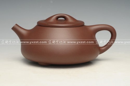 秦志强紫砂壶 满盖石瓢 