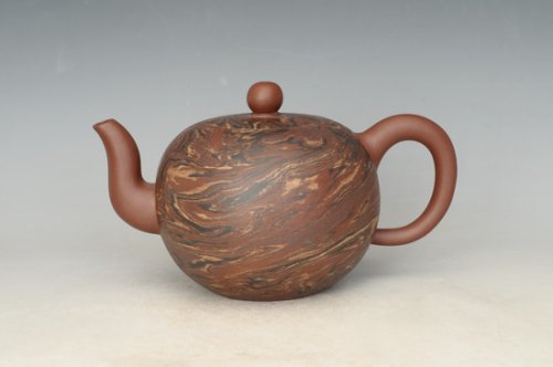 许雪强紫砂壶 绞泥圆珠 