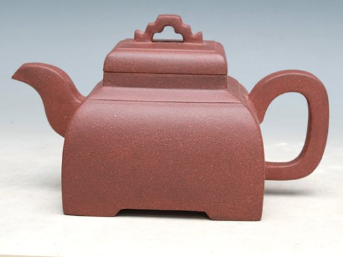 张雪琴紫砂壶 四方桥鼎 
