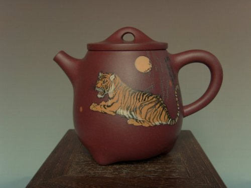 李经强紫砂壶 吟月 