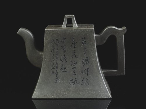 姜建荣紫砂壶 世纪方钟 