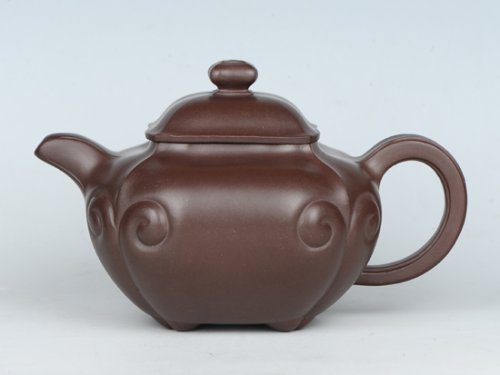 罗荣贤紫砂壶 如意传炉   泥料：老紫泥 