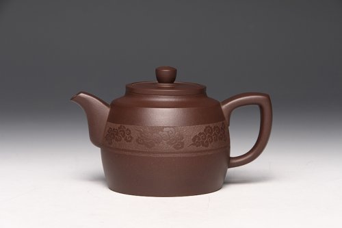 李正华紫砂壶 红云 