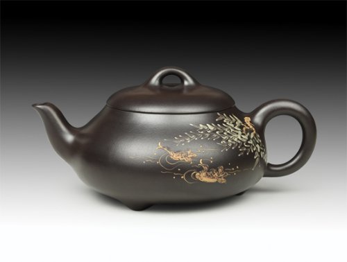 王兰芳紫砂壶 江南春天 