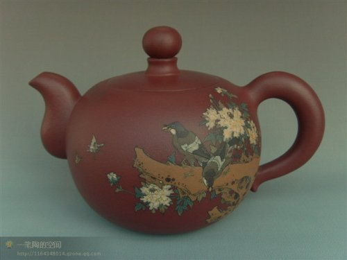 李经强紫砂壶 国色春歌 