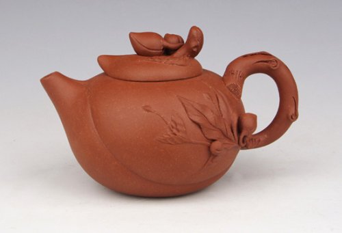 魏兰清紫砂壶 寿桃壶 