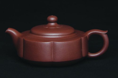 吴芳紫砂壶 花菱 