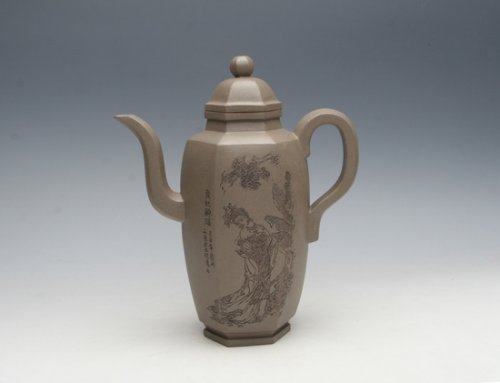 王丽紫砂壶 贵妃醉酒 