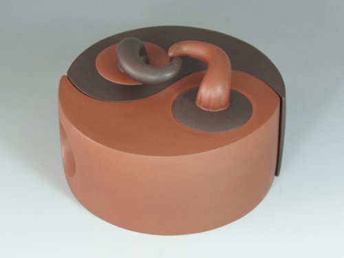 吴勇紫砂壶 阴阳太极（金奖） 