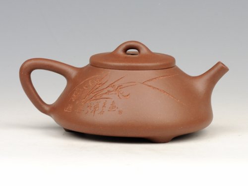 谈敏紫砂壶 子冶石瓢(全手工) 