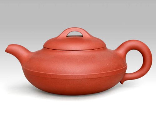 严志军紫砂壶 线圆  泥料：原矿清水泥  容量：450CC 