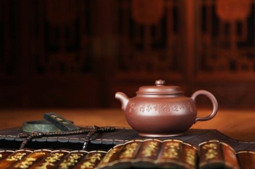 朱彬紫砂壶 德福 