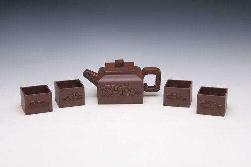 葛军紫砂壶 伏虎 