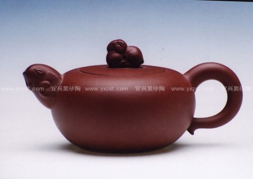 朱志芬紫砂壶 洋洋得意 