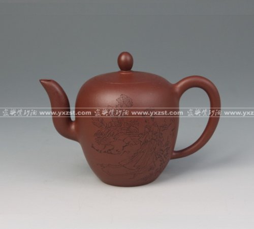 赵辉紫砂壶 四大美女_貂婵拜月 