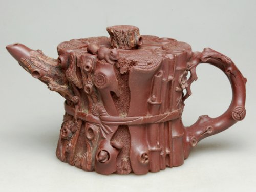 郑永平紫砂壶 束柴三友  190cc 