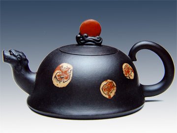 郭超刚紫砂壶 龙腾旭日 