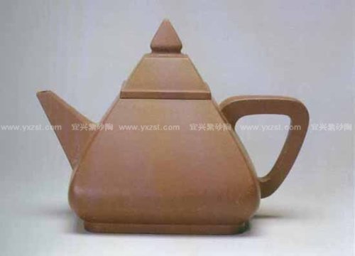 潘持平紫砂壶 金字塔壶 