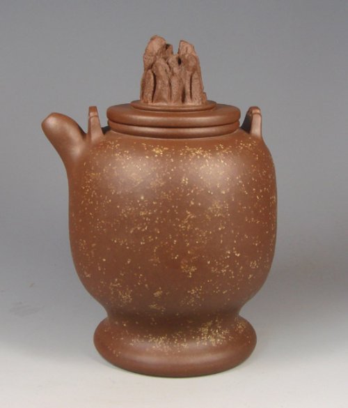 彭耀年紫砂壶 汉锤壶 