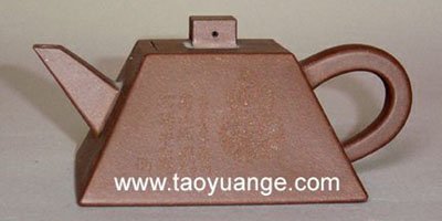 董健紫砂壶 方升壶 