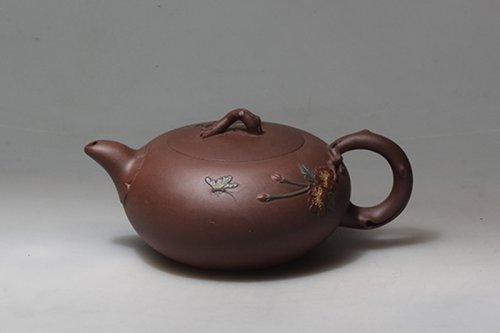 陈美艳紫砂壶 海棠如意 