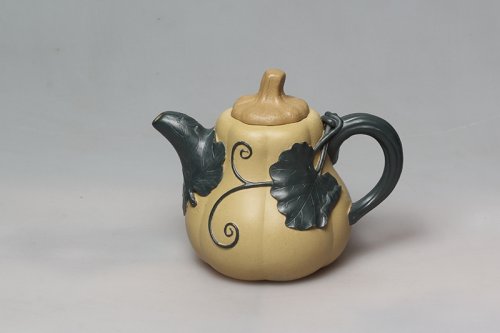 钱建生紫砂壶 高南瓜 