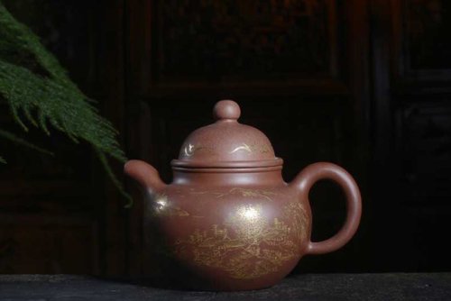 王海琴紫砂壶 掇球壶 