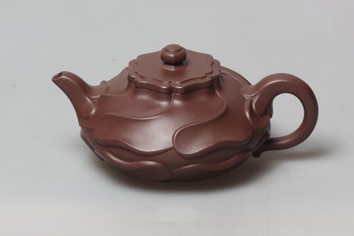 吴燕群紫砂壶 风卷葵壶 