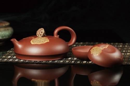 吕俊杰紫砂壶 莲华 