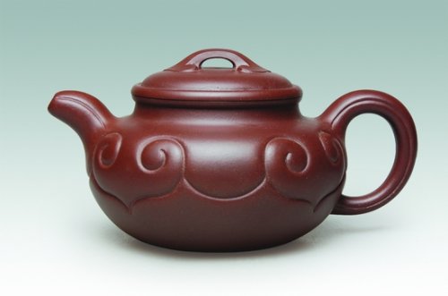 陈学和紫砂壶 仿古如意2 