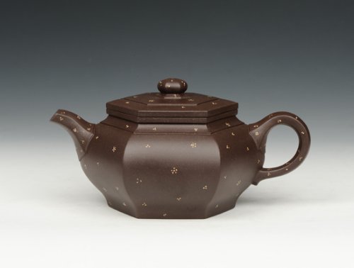 邵文紫砂壶 大彬六方 