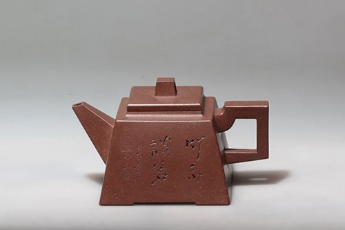 潘旭东紫砂壶 升方 